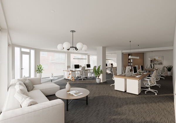 Kantoor + res. te koop in Merelbeke